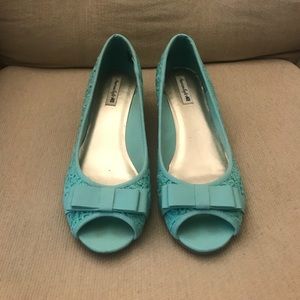Mint green heels 👠
